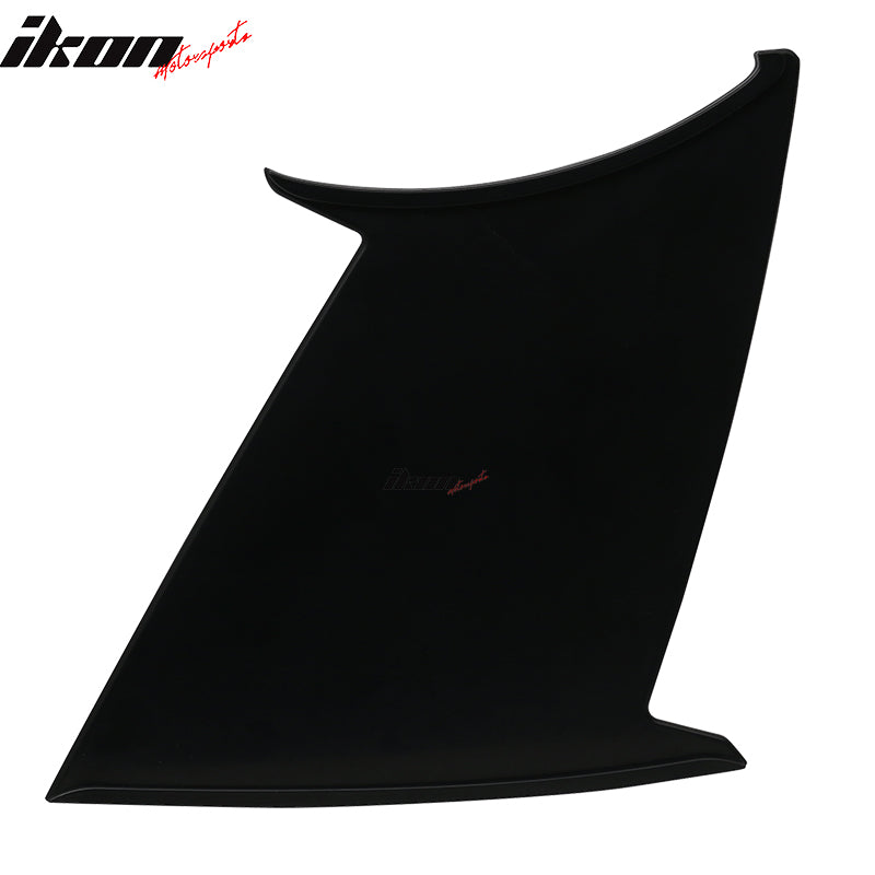 5PC Wing Stabilizer Compatible With 2008-2014 Subaru WRX 2008-2011 Impreza STI, ABS Unpainted Trunk Boot Lip Spoiler & 3M Tape Add On By IKON MOTORSPORTS, 2009 2010 2012 2013