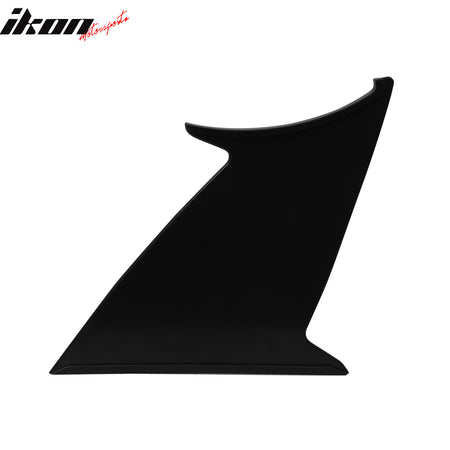 IKON MOTORSPORTS, 1PC Wing Stabilizer Compatible With 2015-2021 Subaru WRX STI, ABS Painted Trunk Boot Lip Spoiler Wing & 3M Tape Add On