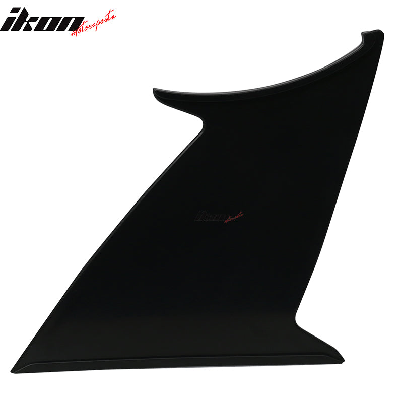 5PC Wing Stabilizer Compatible With 2015-2021 Subaru WRX STI, ABS Unpainted Trunk Boot Lip Spoiler Wing & 3M Tape Add On By IKON MOTORSPORTS