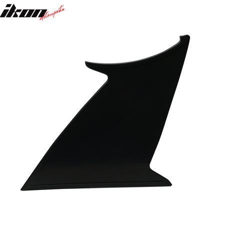 3PC Wing Stabilizer Compatible With 2015-2021 Subaru WRX STI, ABS Unpainted Trunk Boot Lip Spoiler Wing & 3M Tape Add On By IKON MOTORSPORTS