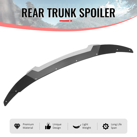 Fits 15-23 Dodge Charger SRT Hellcat Venom V2 Wickerbill Spoiler Gurney Flap PC