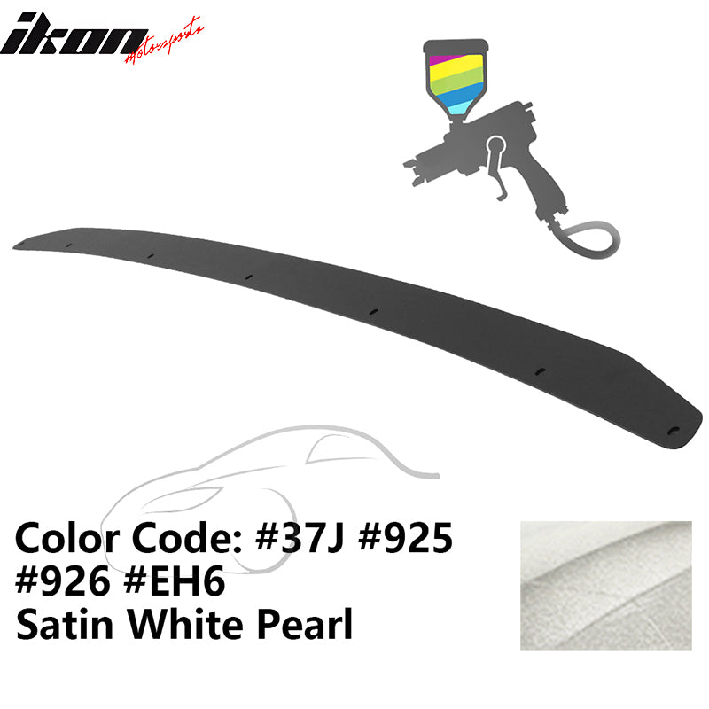 2015-2021 Subaru WRX OE Satin White Pearl Rear Gurney Flap Aluminum