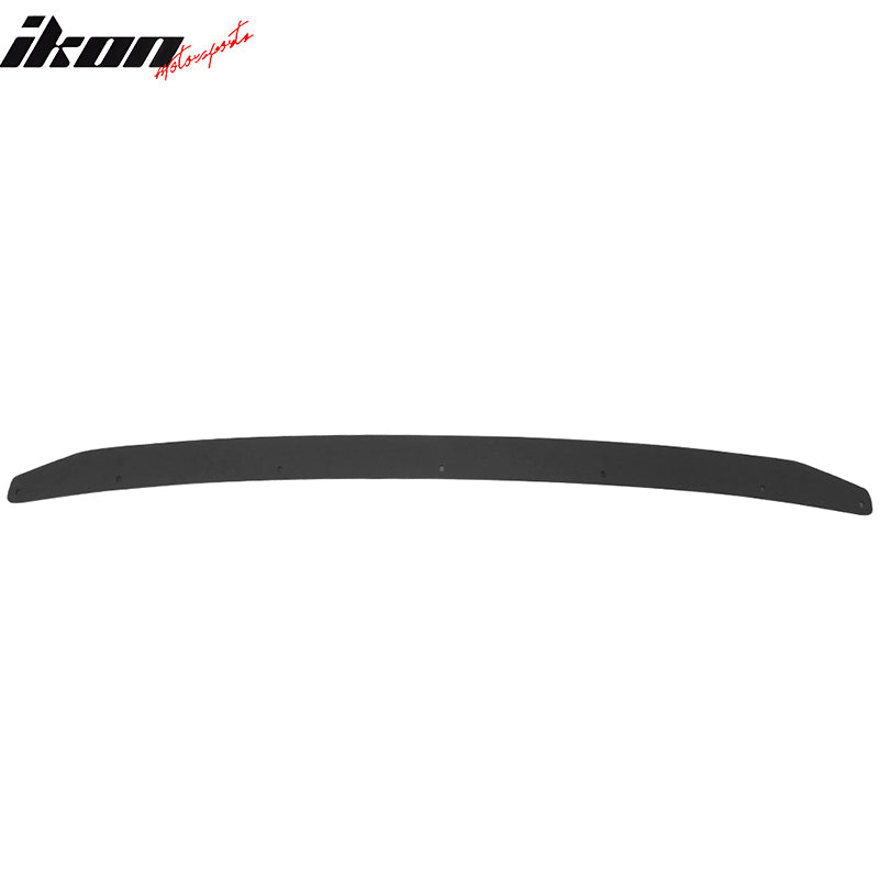 IKON MOTORSPORTS, Rear Spoiler Gurney Flap Wickerbill Compatible With 2015-2021 Subaru WRX STI, OE Style Aluminum Rear Trunk Spoiler Gurney Flap Wicker Bill