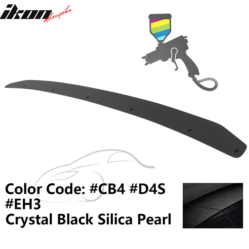 2015-2021 Subaru WRX OE Crystal Black Silica Gurney Flap Aluminum