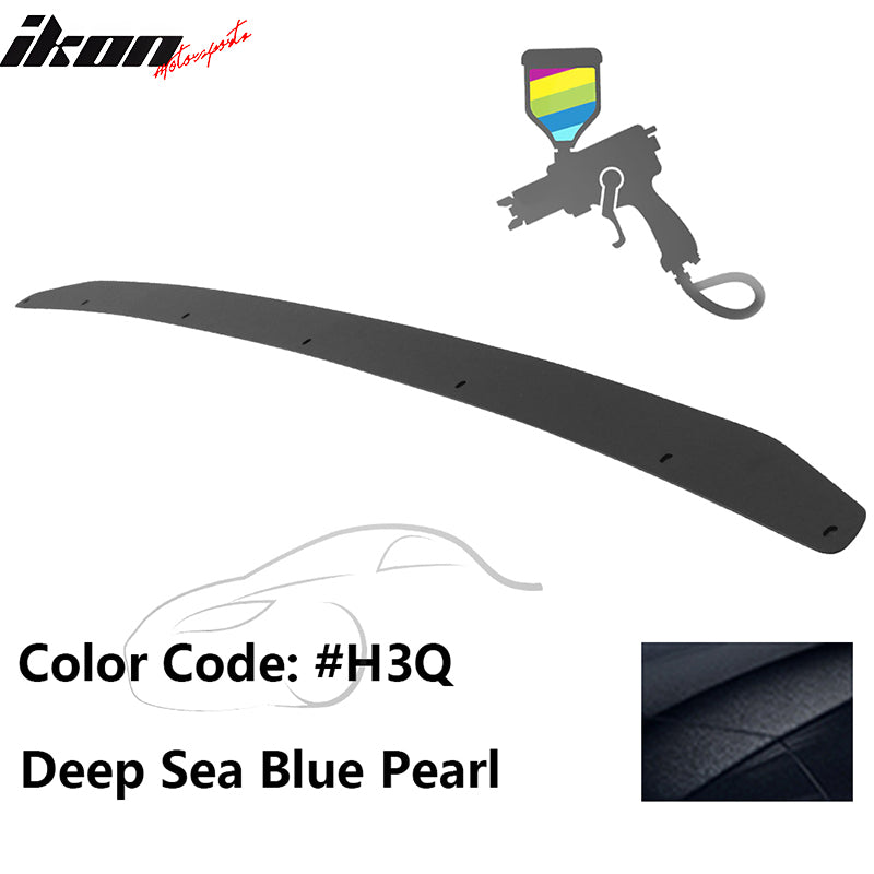 2015-2021 Subaru WRX OE Deep Sea Blue Pearl Rear Gurney Flap Aluminum