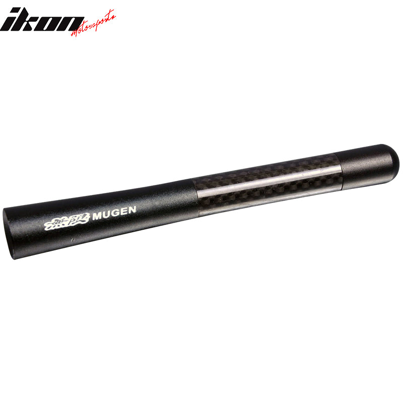 Clearance Sale Carbon Fiber Mugen Car Antenna Short 4.7 Inch 12cm Black Radio FM