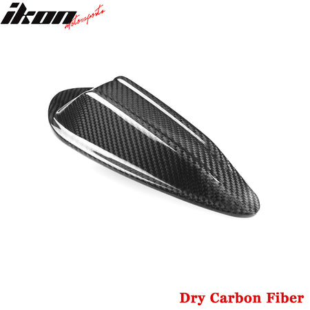 Fits 23-24 BMW 3 Series G20 LCI OE Style Antenna Cover Trim Dry Carbon Fiber