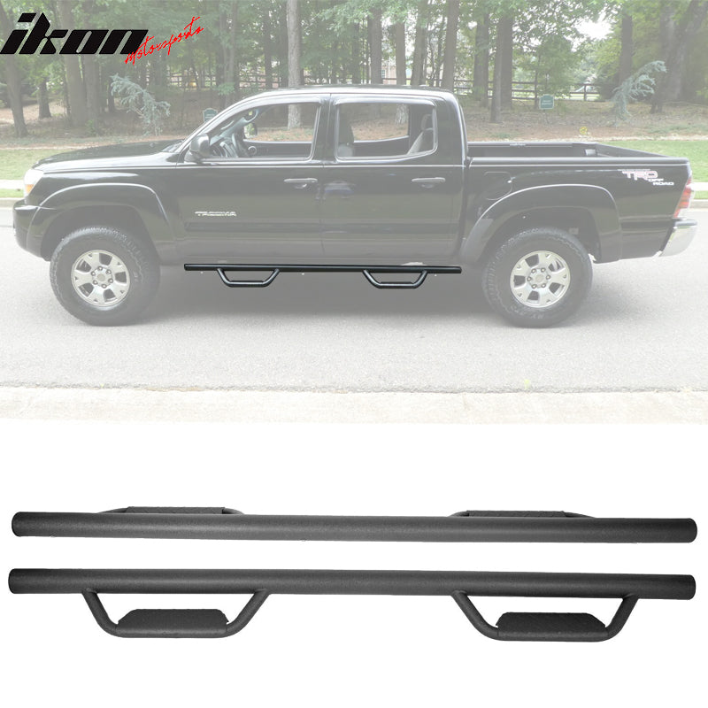 2005-2022 Toyota Tacoma Double/Crew Cab Running Boards Step Nerf Bars