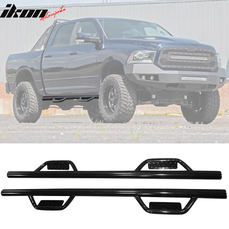 2009-2023 Dodge Ram 1500 2500 3500 Crew Cab Running Boards Nerf Bars