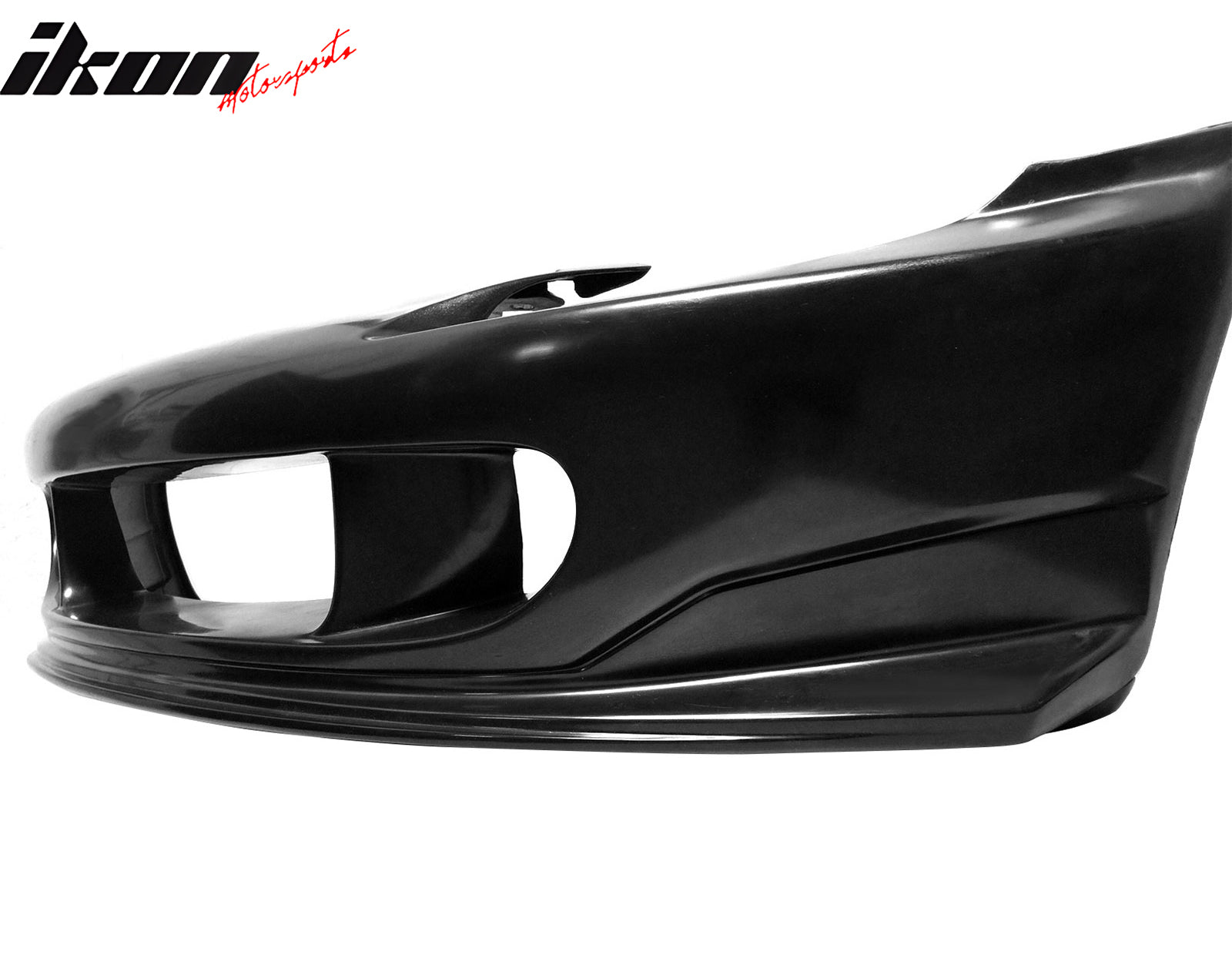 Fits 00-09 Honda S2000 R1 Style Front Bumper Cover Conversion Unpainted Black PU