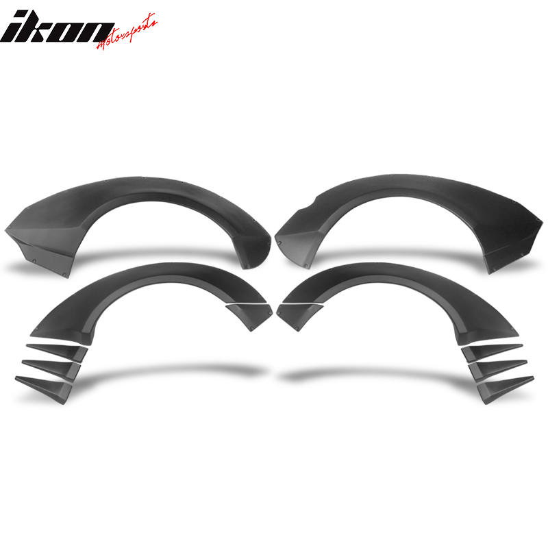 Fits 10-15 Chevrolet Camaro ZL1 MB Style Fender Flares Front Canards PP