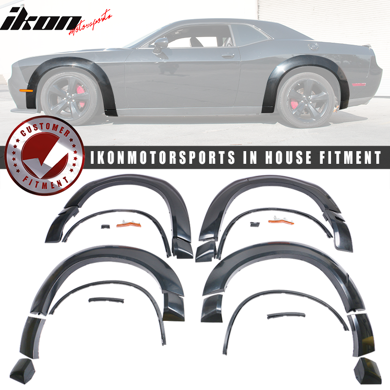 2015-2023 Dodge Challenger Hellcat Model Demon Style Fender Flares PP