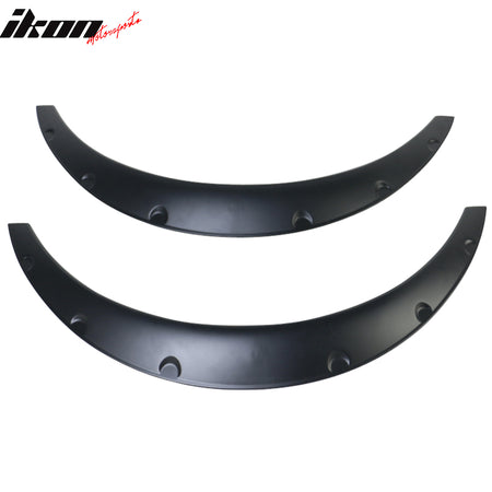 Ikon V2 Universal 50mm Wide PU Fender Flares 4 Pieces Set