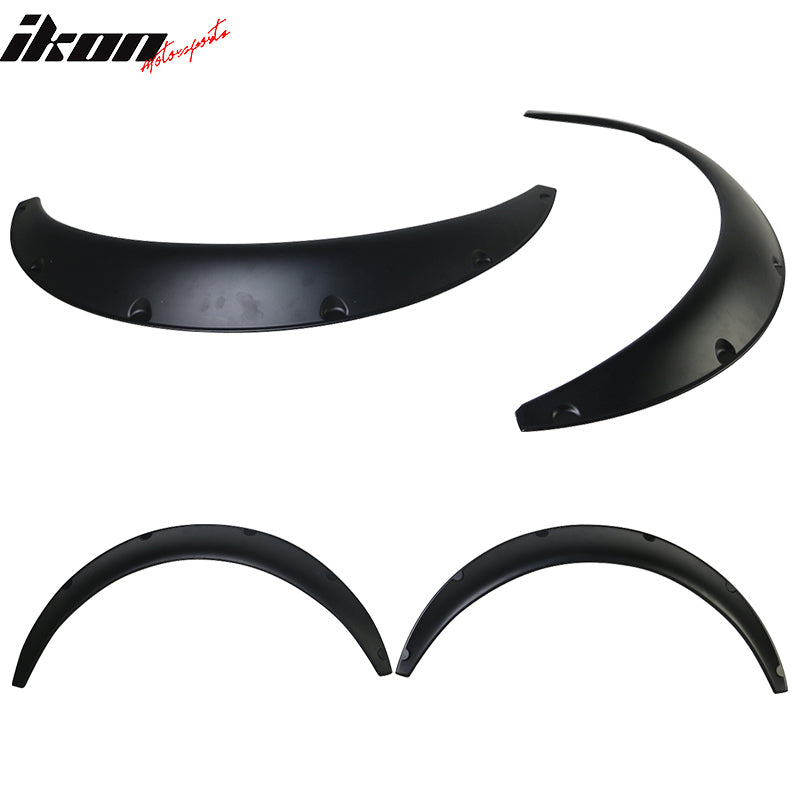 Ikon V2 Universal 70mm Thickness Rear PU Fender Flares