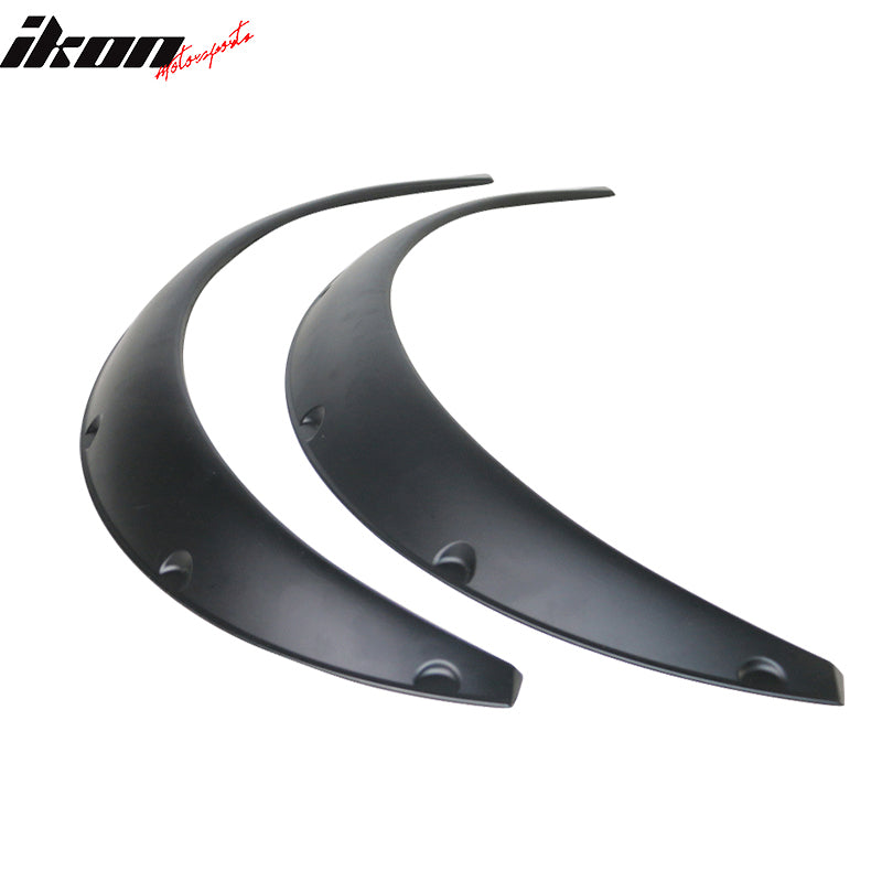 Ikon V2 Universal 70mm Wide PU Fender Flares 4PC Set