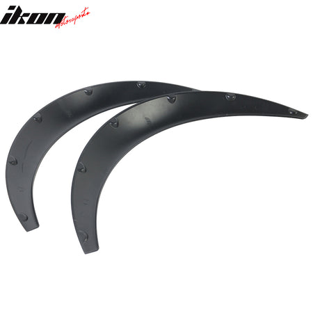 Ikon V2 Universal 70mm Wide PU Fender Flares 4PC Set