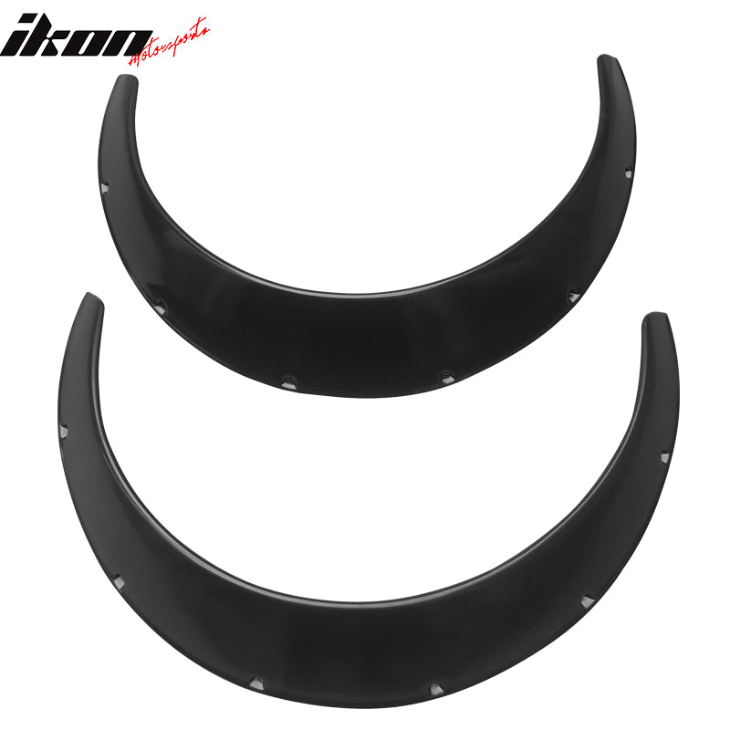90MM 2x Universal Car Rear Fender Flares Guard Extra Wide Body Wheel Arches