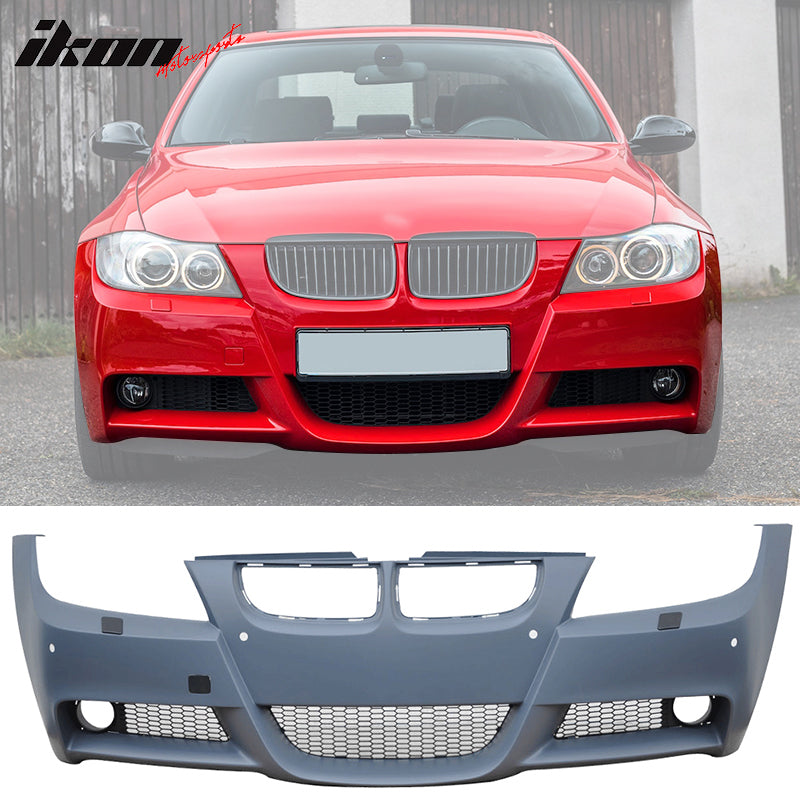 2006-2008 BMW E90 3-Series Pre-LCI Sedan M-Tech Style Front Bumper PP