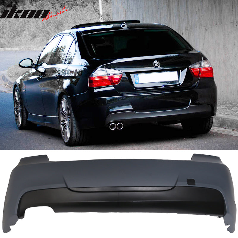 Fits 06-11 E90 Sedan 328 328i MT Msport Rear Bumper&Diffuser