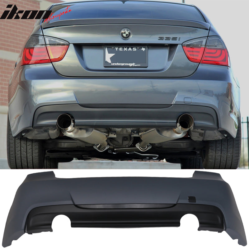 Fits 06-11 E90 Sedan 335 335i MT Msport Rear Bumper&Diffuser