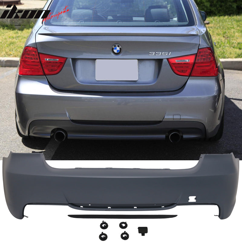 Fit 2006-2011 BMW E90 3 Series Sedan 328 328i Rear Bumper