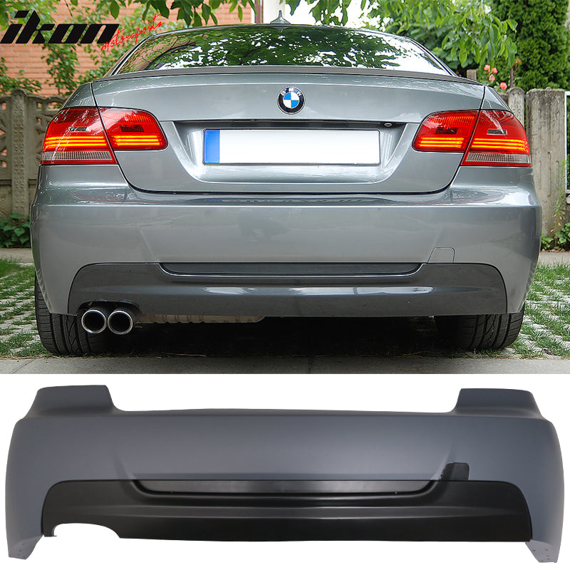 Fits 07-13 E92 Coupe 328 328i MT Msport Rear Bumper&Diffuser