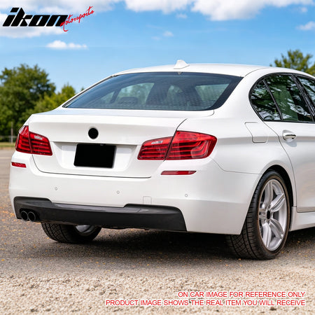 Fits 11-16 BMW 5-Series F10 Sedan 4DR M-Tech Rear Bumper Cover W/ 528i Diffuser