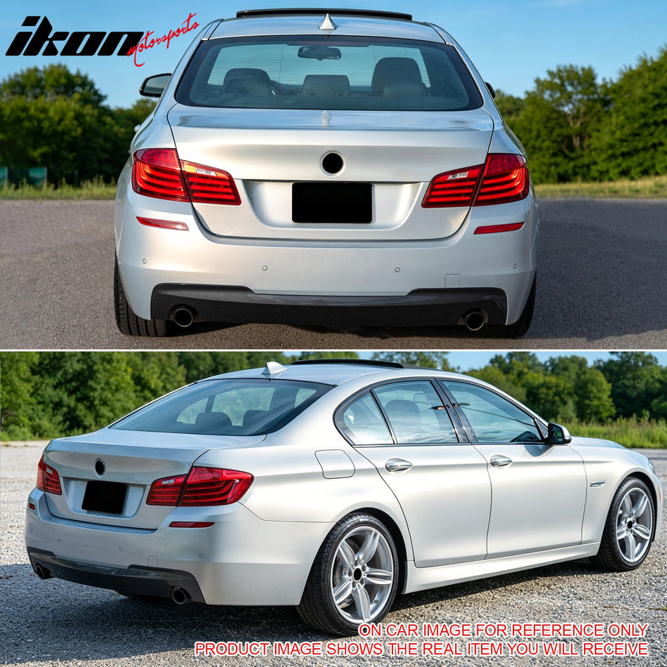 Fits 2011-2016 BMW F10 5-Series MT Style Rear Bumper Cover W/ 535i Diffuser