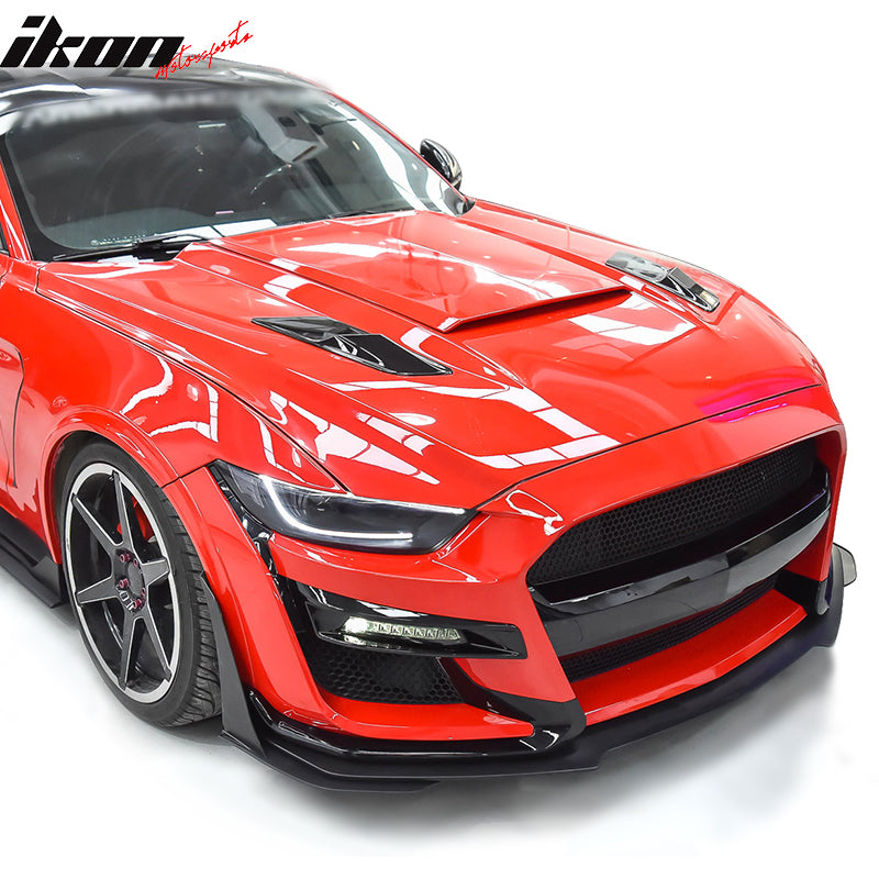 Replacement Front Lip for 15-17 Ford Mustang GT500 Style Front Bumper - PP