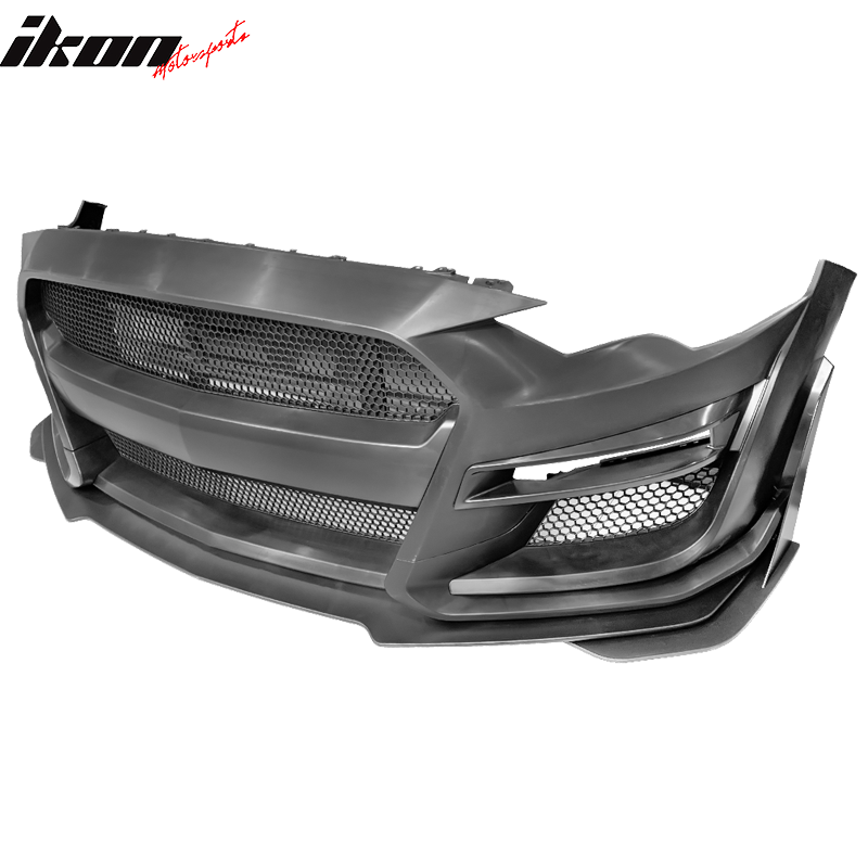 Fits 18-23 Ford Mustang GT500 Style Front Bumper Cover PP Painted #OE Color