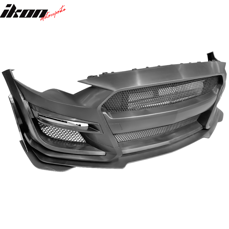 Fits 18-23 Ford Mustang GT500 Style Front Bumper Cover PP Painted #OE Color