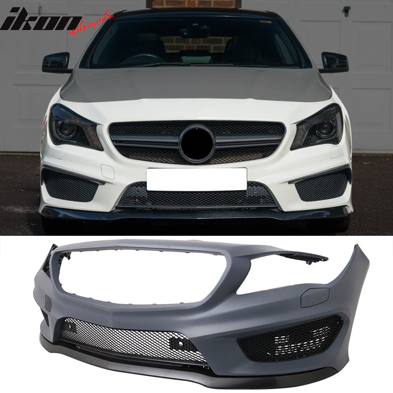 2013-2016 Benz C117 CLA Class AMG Style Unpaint Front Bumper Cover PP