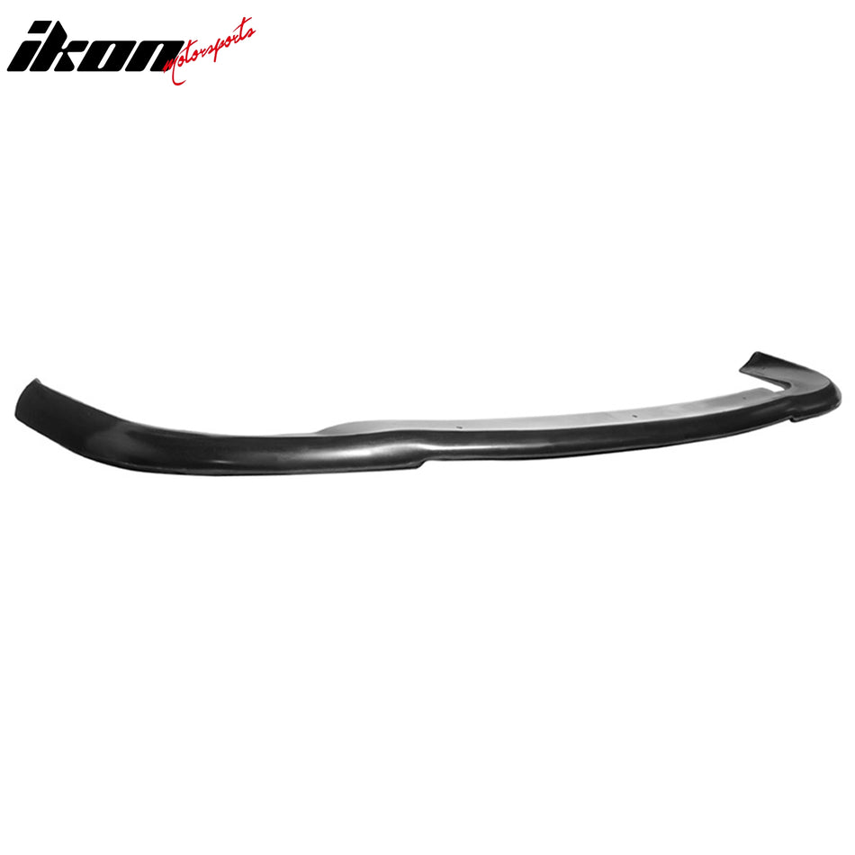 IKON MOTORSPORTS, Front Bumper Lip Compatible With 2003-2006 Mercedes-Benz E-Class W211 55 AMG Style Front Bumpers (Will not fit E55 AMG), Front Bumper Lip Spoiler Unpainted Black H Style PP