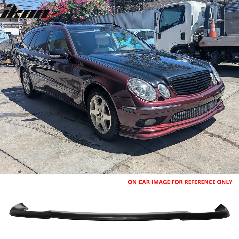 2003-2006 Benz W211 E-Class H Style Unpainted Front Bumper Lip PP