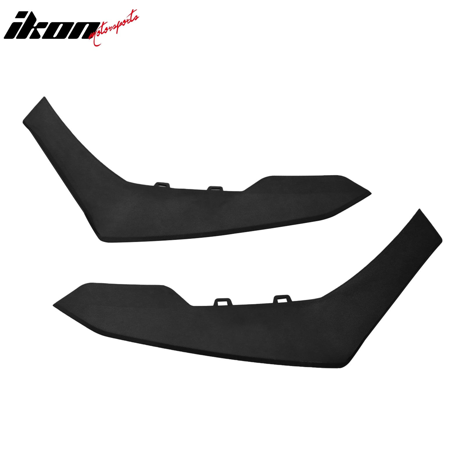 Fits 16-24 Chevrolet Camaro 1LE Style 2PCS Front Bumper Side Splitter Canards PP