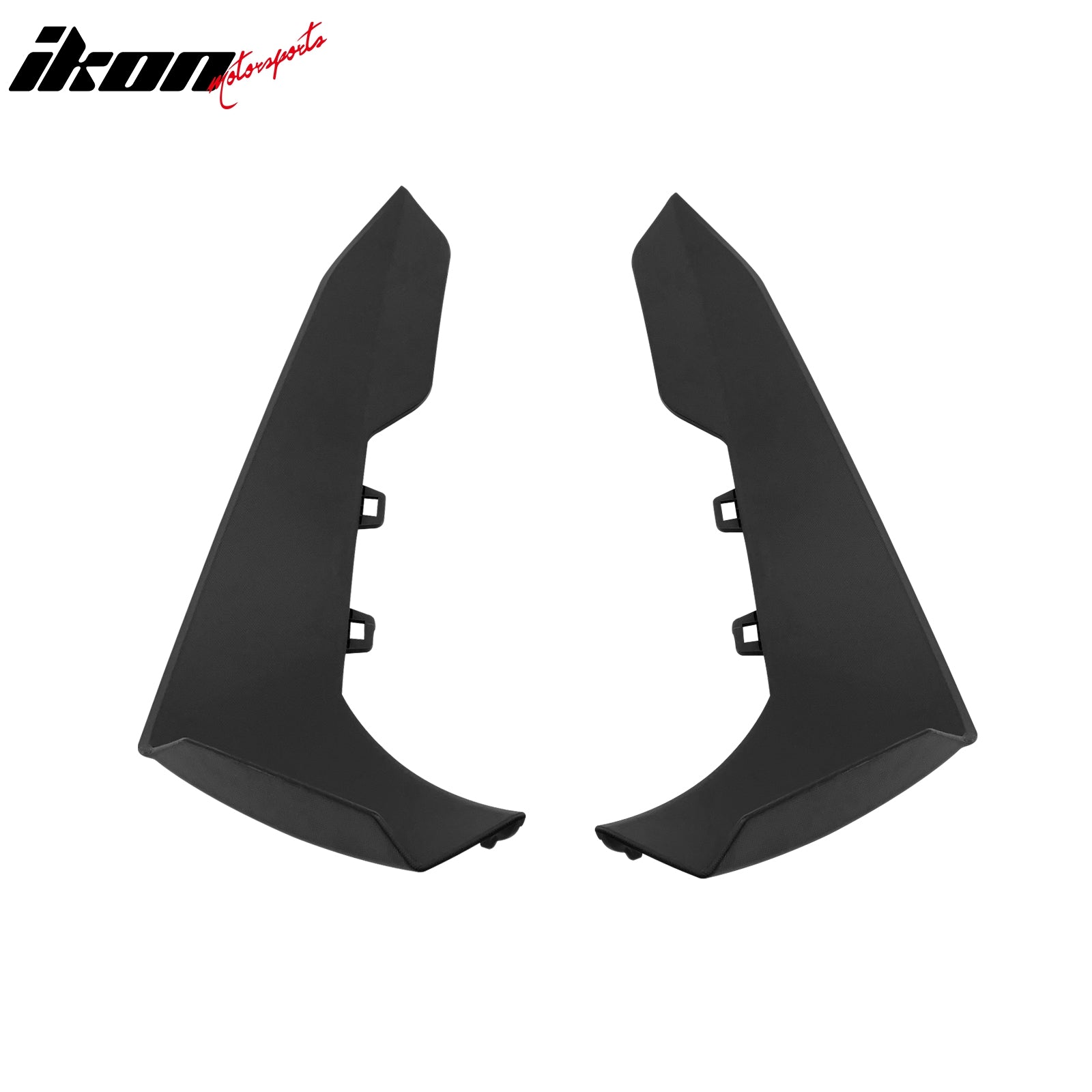 Fits 16-24 Chevrolet Camaro 1LE Style 2PCS Front Bumper Side Splitter Canards PP