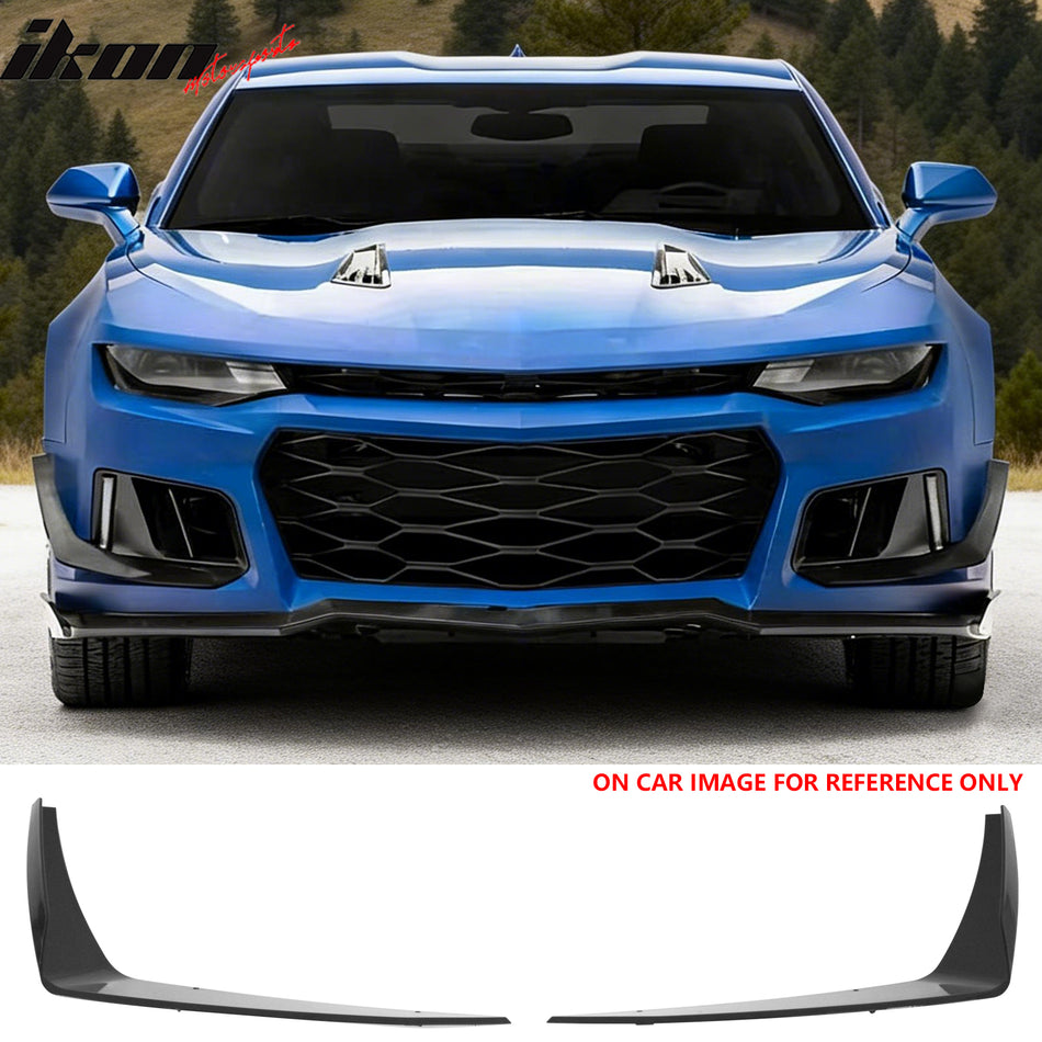 2014-2024 Chevrolet Camaro ZL1 Style Gloss Black Side Canards ABS 2PCS