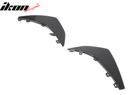 Fits 23-25 Chevrolet Corvette C8 Z06 E-Ray ZR1 Front Bumper Canards Carbon Fiber