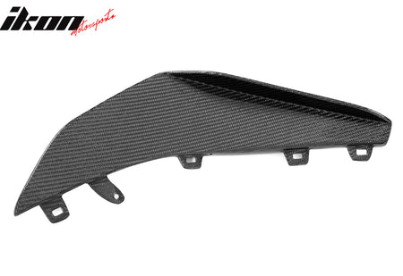 Fits 23-25 Chevrolet Corvette C8 Z06 E-Ray ZR1 Front Bumper Canards Carbon Fiber