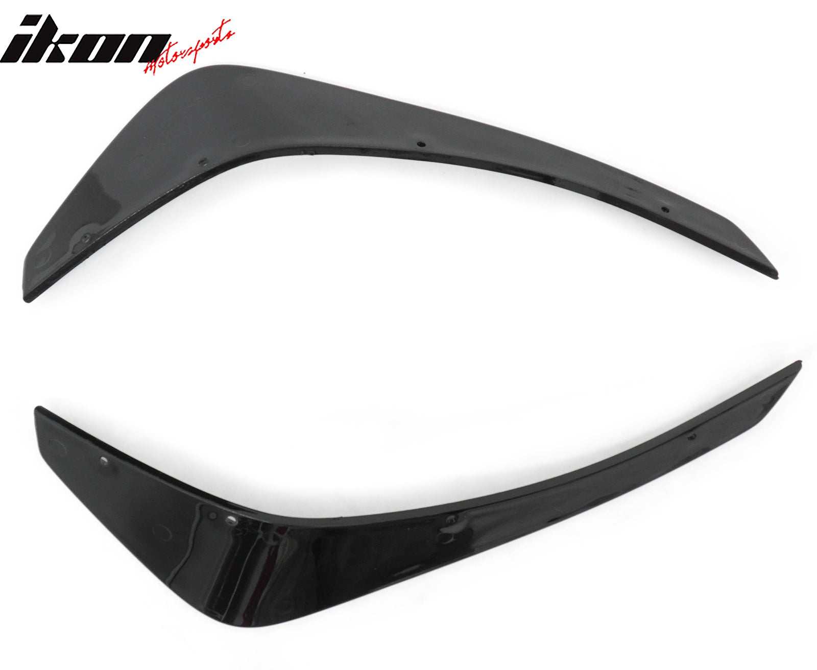 Fits 24-26 Ford Mustang Ecoboost IKON Style Front Bumper Canards PP