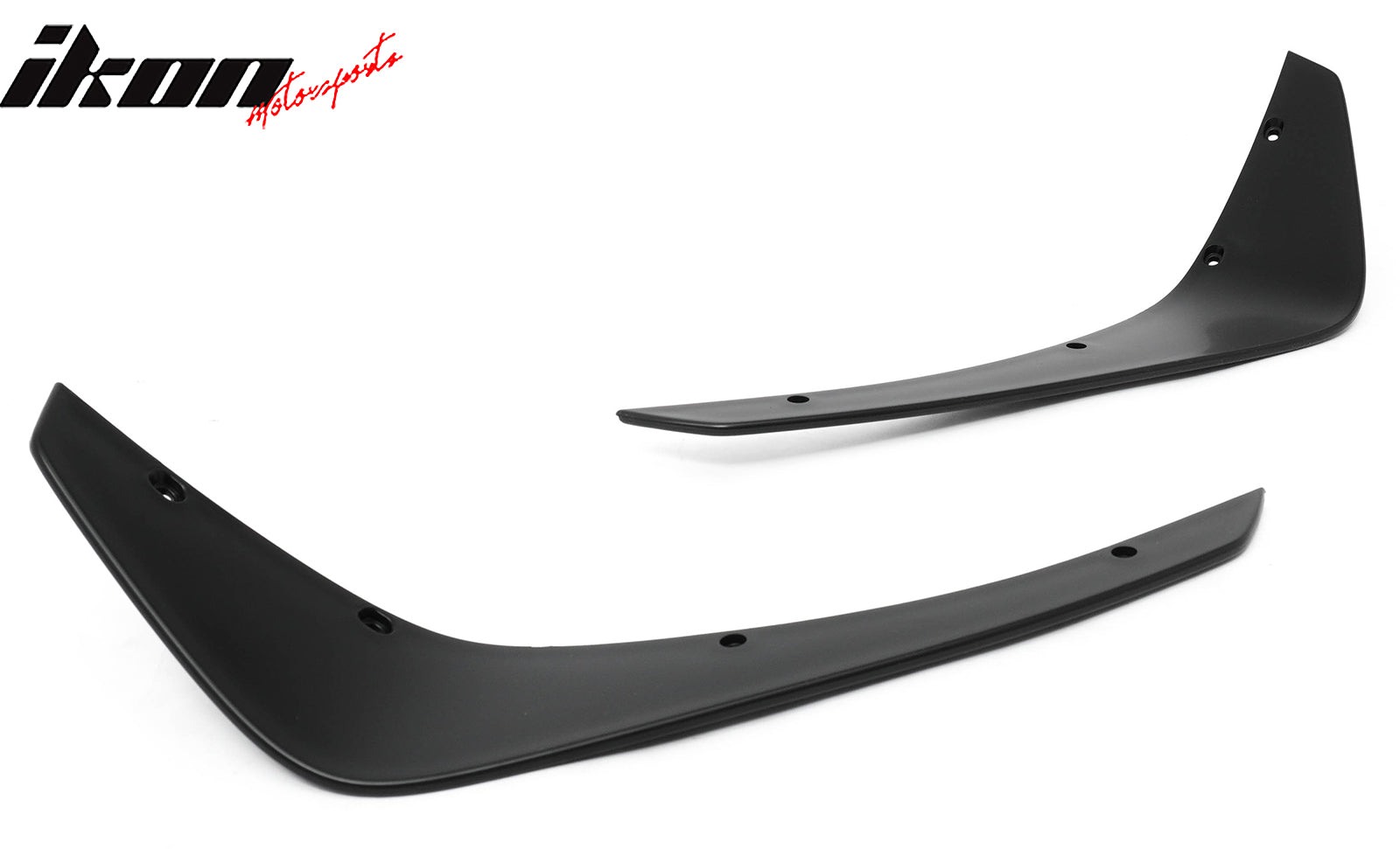 Fits 24-26 Ford Mustang Ecoboost IKON Style Front Bumper Canards PP