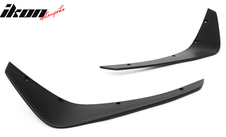 Fits 24-26 Ford Mustang Ecoboost IKON Style Front Bumper Canards PP