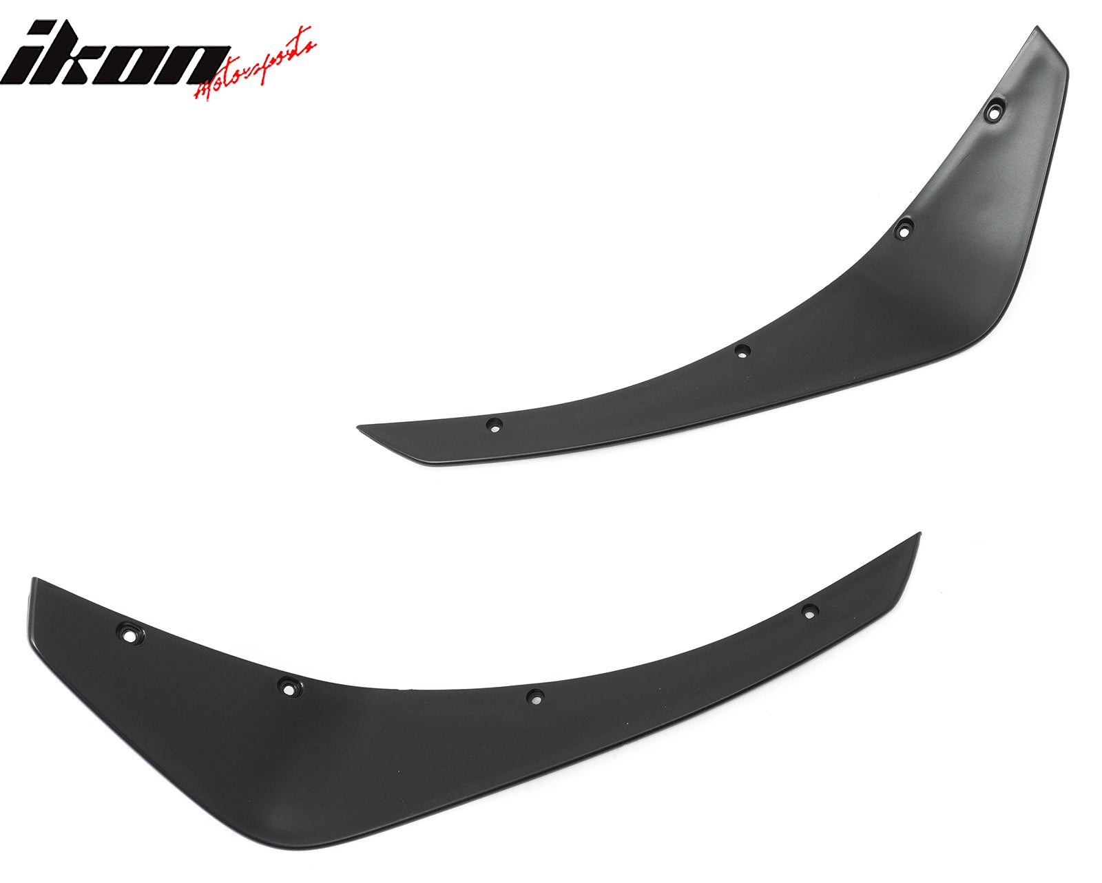 Fits 24-26 Ford Mustang Ecoboost IKON Style Front Bumper Canards PP
