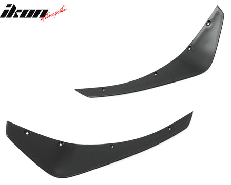 Fits 24-26 Ford Mustang Ecoboost IKON Style Front Bumper Canards PP