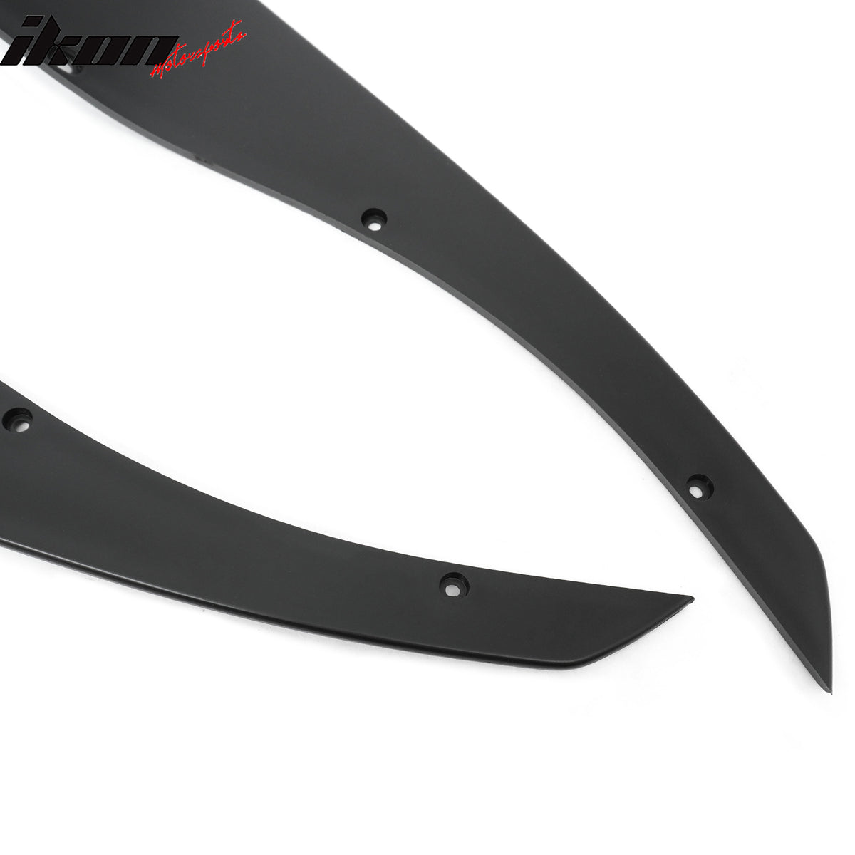 Fits 24-26 Ford Mustang Ecoboost IKON Style Front Bumper Canards PP