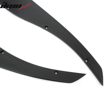 Fits 24-26 Ford Mustang Ecoboost IKON Style Front Bumper Canards PP