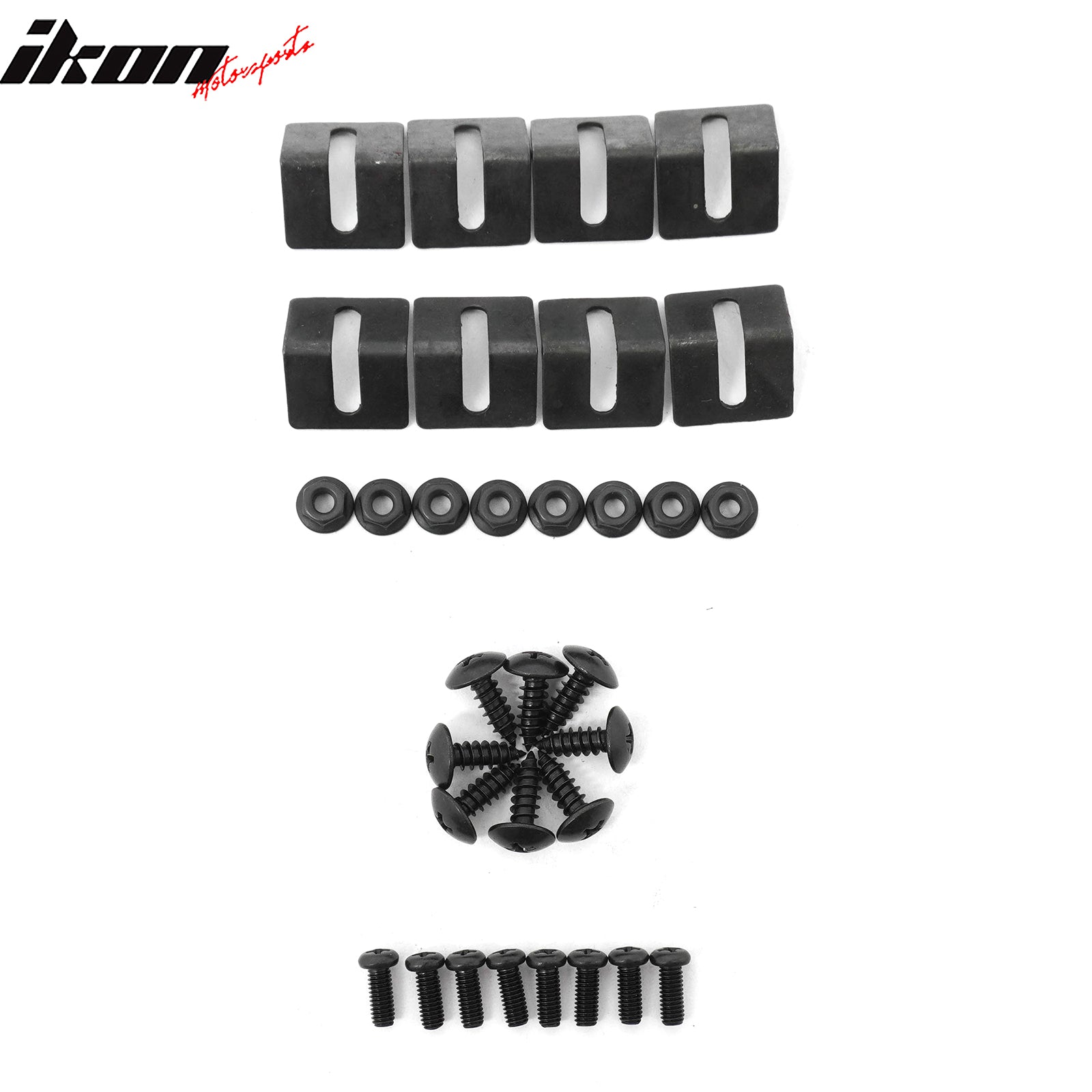 Fits 24-26 Ford Mustang Ecoboost IKON Style Front Bumper Canards PP