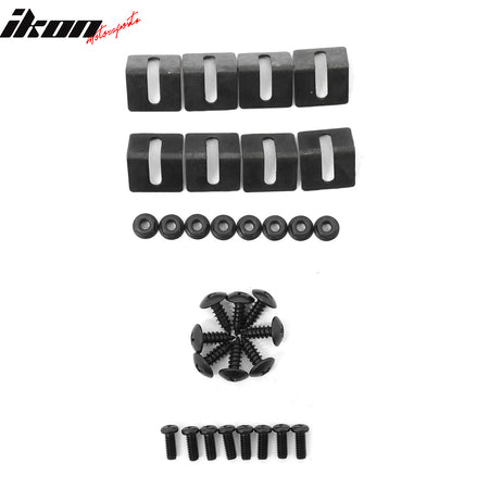 Fits 24-26 Ford Mustang Ecoboost IKON Style Front Bumper Canards PP