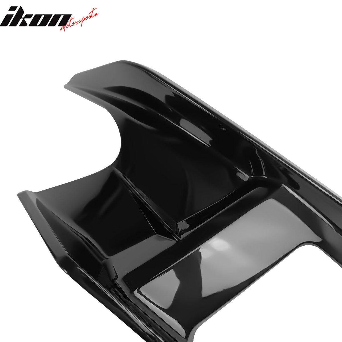 Fits 19-24 Toyota Corolla 5DR Front Bumper Canards Gloss Black ABS Side Spoiler