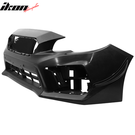 Universal WRC Style Canards Front Bumper Lip Splitter Spats 2 Piece Set PU